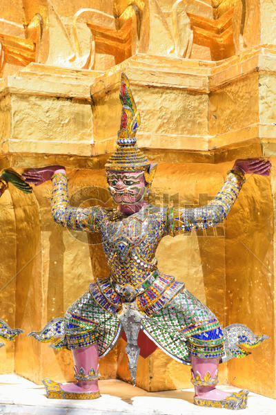 泰国曼谷大皇宫佛塔特写图片素材免费下载
