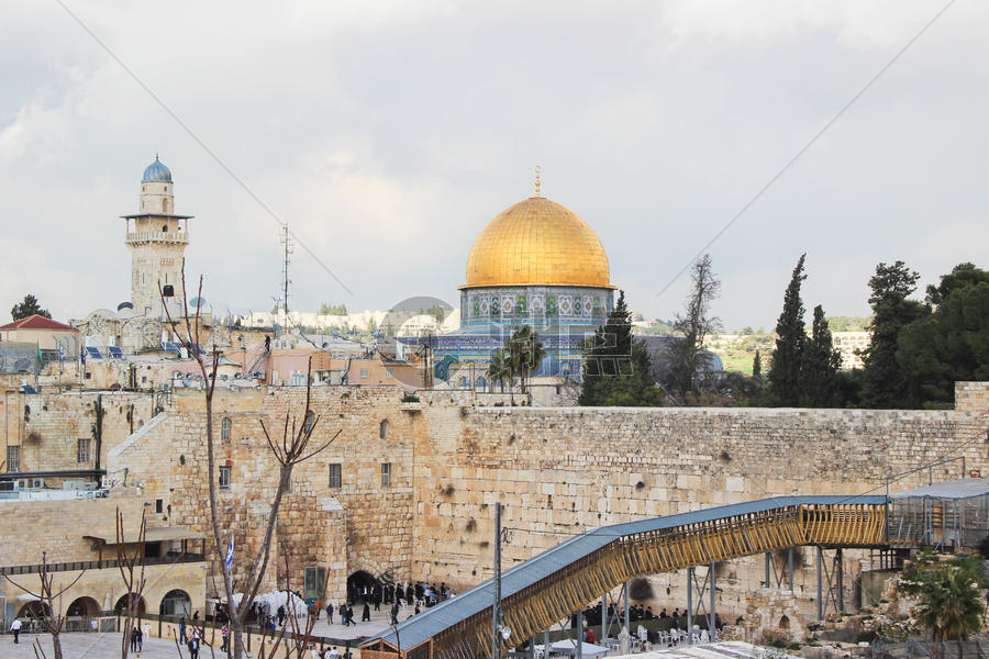以色列耶路撒冷圆顶清真寺图片素材免费下载