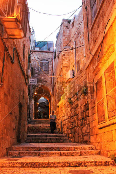 以色列耶路撒冷古城图片素材免费下载