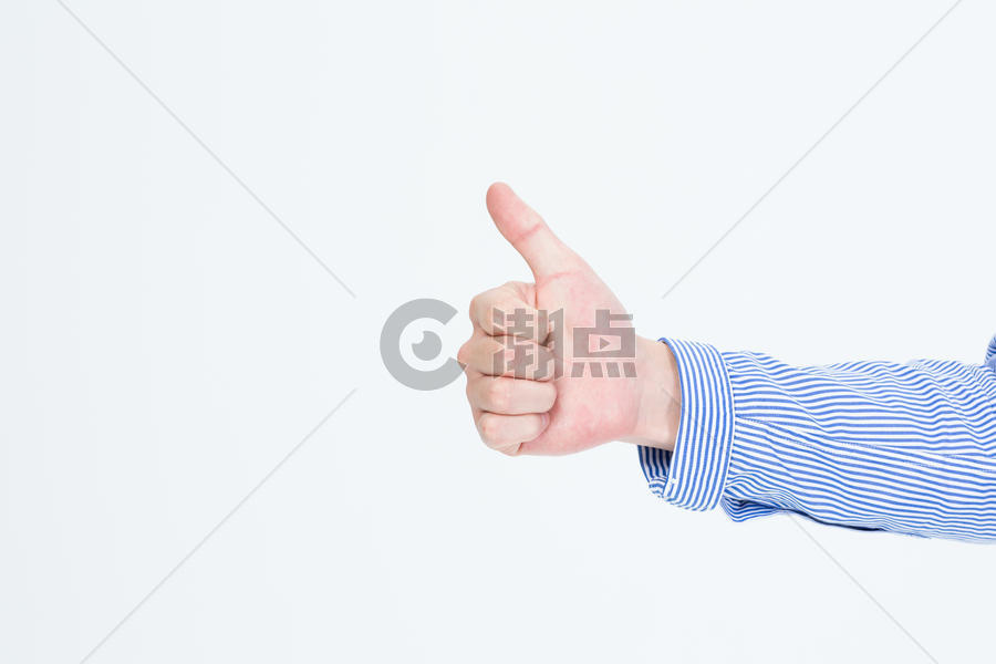 商务男士大拇指点赞鼓励动作图片素材免费下载