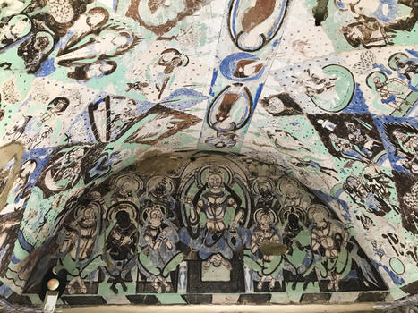 克孜尔石窟壁画图片素材免费下载