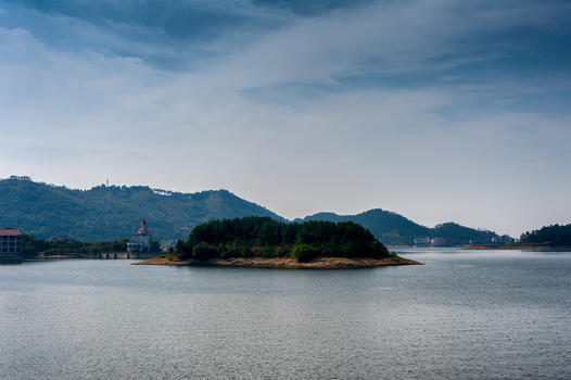 武汉新洲道官河风景区图片素材免费下载