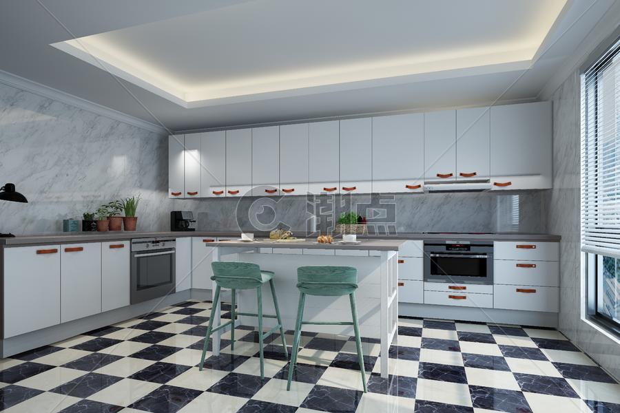 厨房空间设计图片素材免费下载