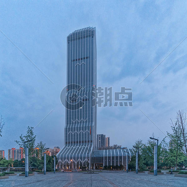 武汉出版集团火箭发射造型办公楼图片素材免费下载