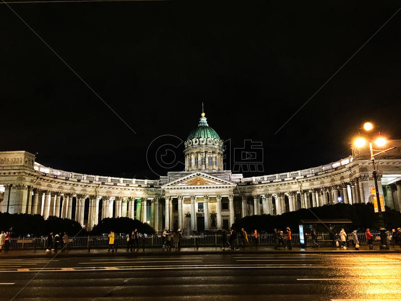 俄罗斯圣彼得堡喀山大教堂图片素材免费下载