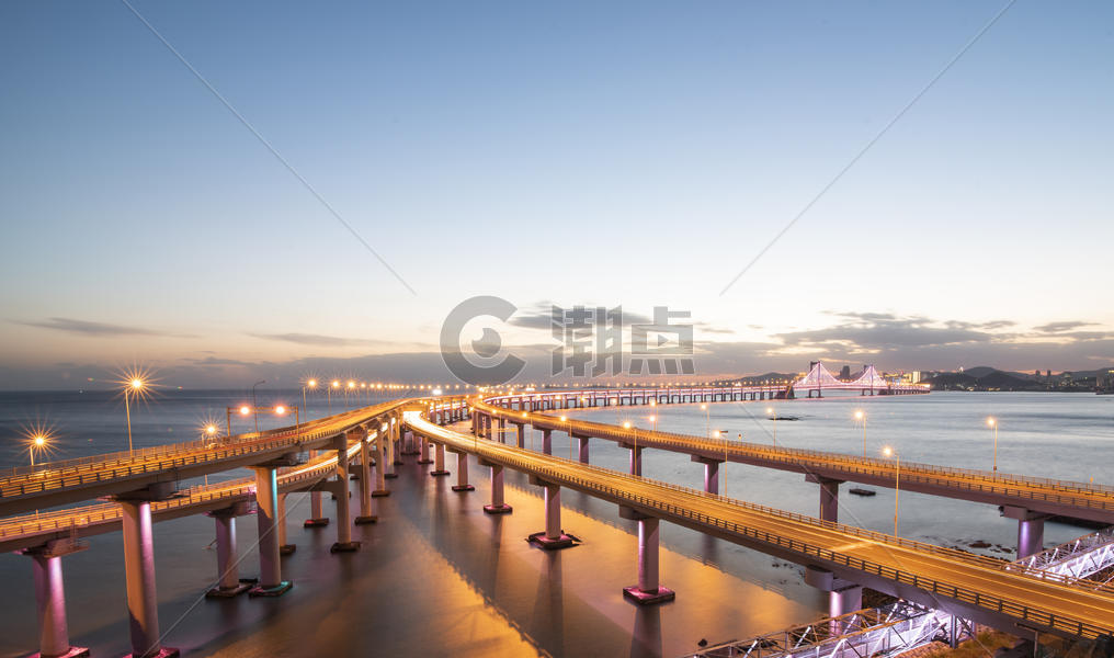 大连星海湾大桥图片素材免费下载