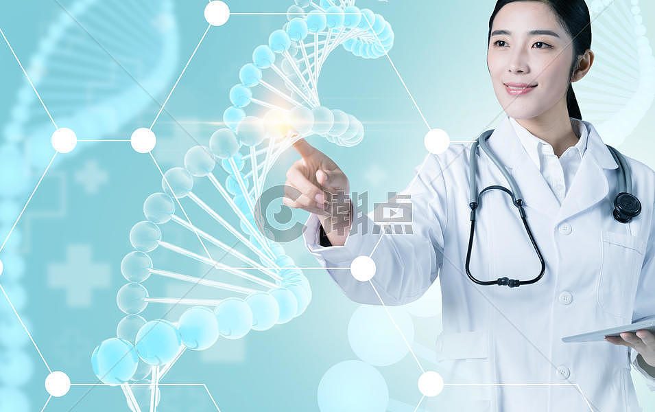 医疗DNA技术场景图片素材免费下载