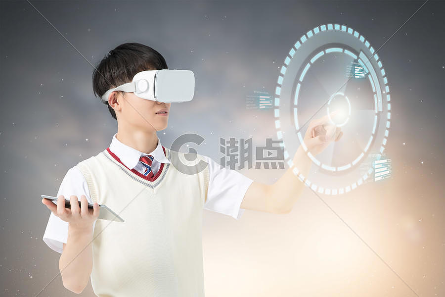 VR虚拟体验通用背景3000*2000图片素材免费下载-编号820165-潮点视频