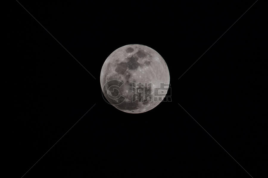 黑夜中的月球特写图片素材免费下载