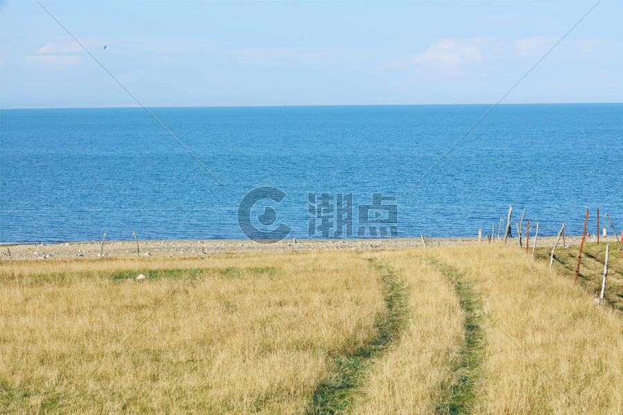 青海湖秋景图片素材免费下载