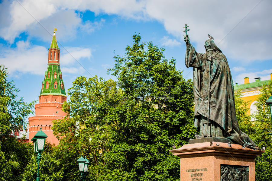 俄罗斯莫斯科红场雕像图片素材免费下载