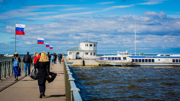 俄罗斯圣彼得堡码头图片素材免费下载
