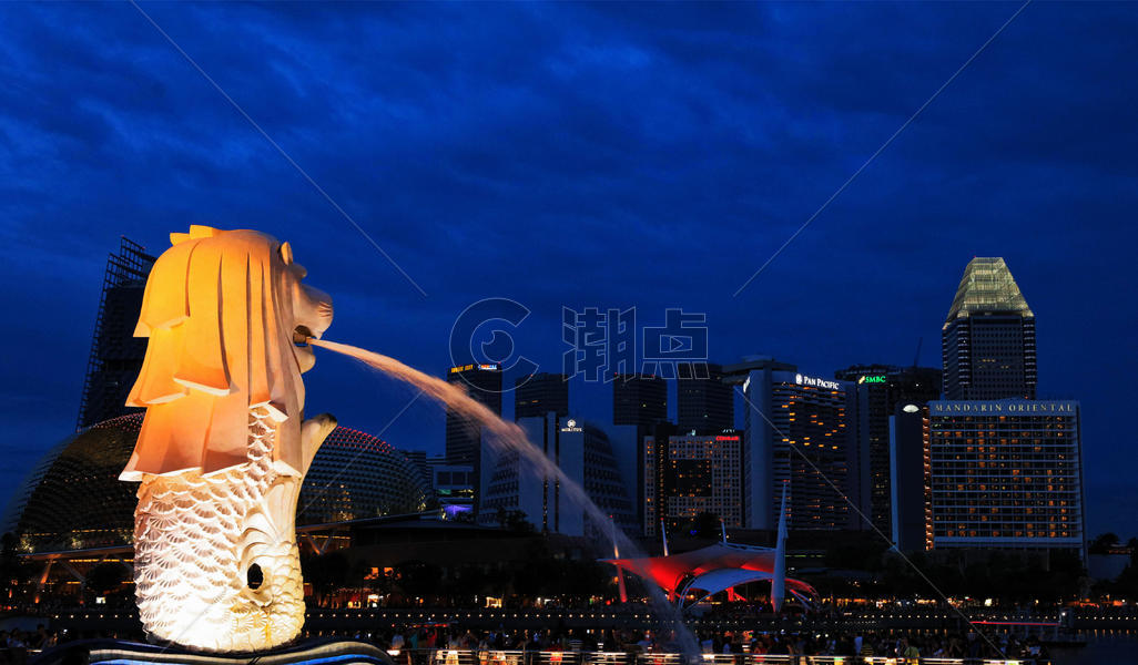 新加坡鱼尾狮图片素材免费下载