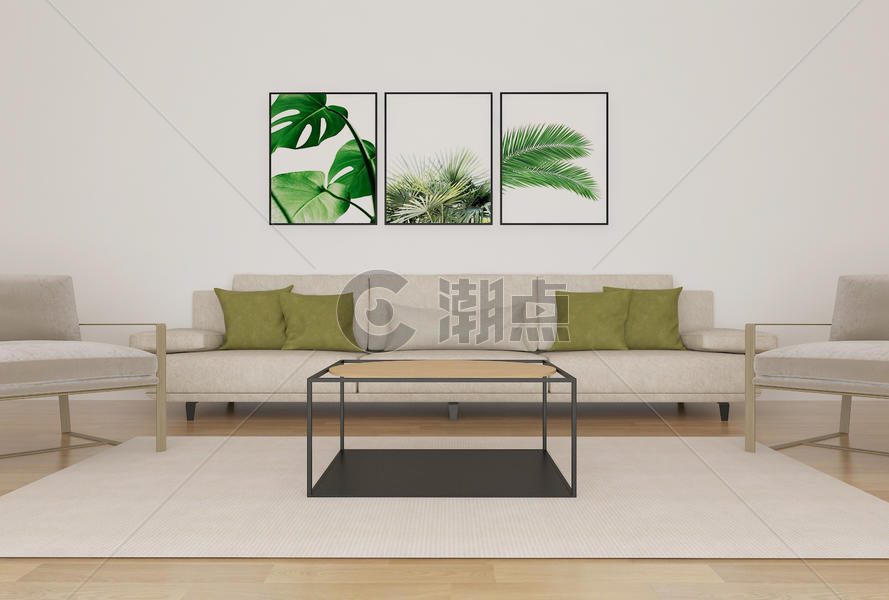 现代清新家居沙发图片素材免费下载