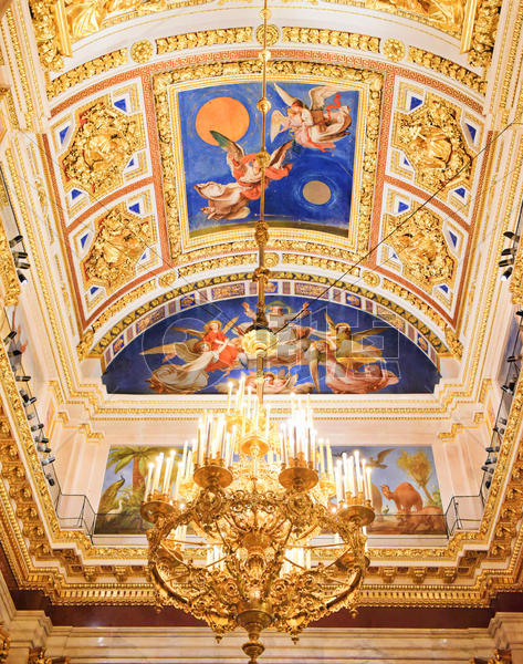 俄罗斯圣彼得堡冬宫图片素材免费下载