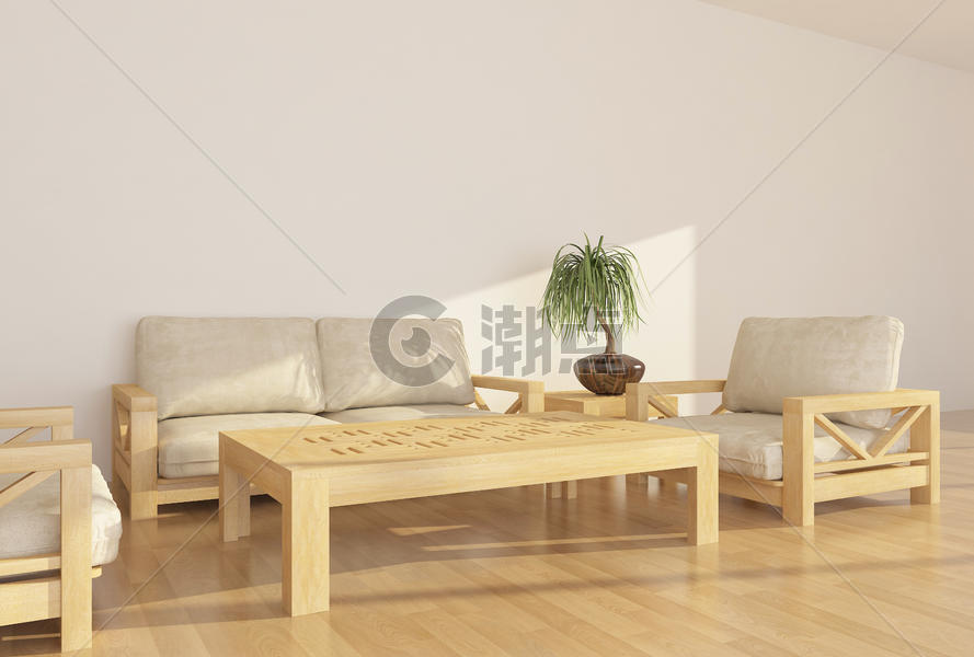 现代简约沙发单椅组合图片素材免费下载