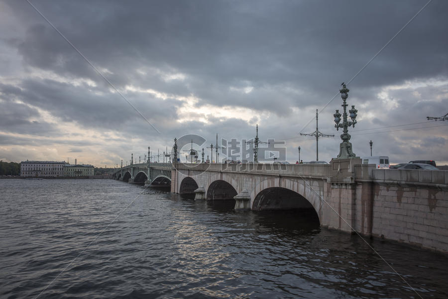 俄罗斯涅瓦河风光图片素材免费下载