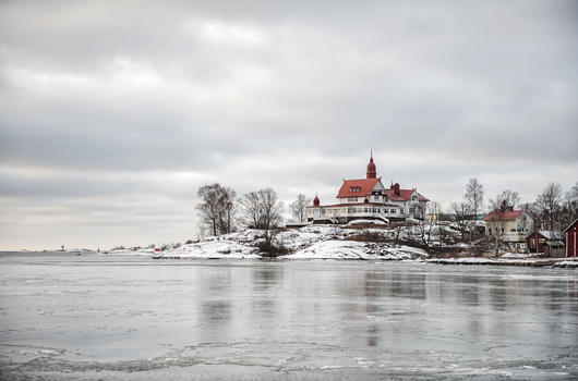 芬兰堡码头城堡图片素材免费下载