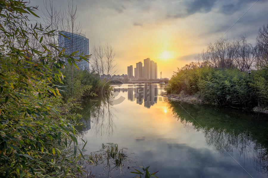 城市湿地图片素材免费下载