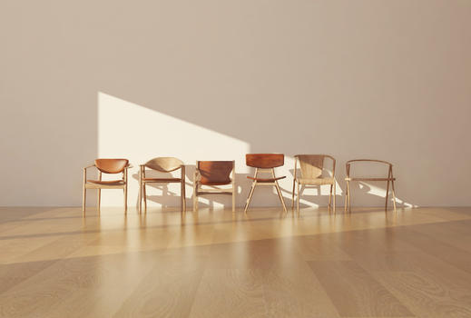 现代简约椅子组合图片素材免费下载
