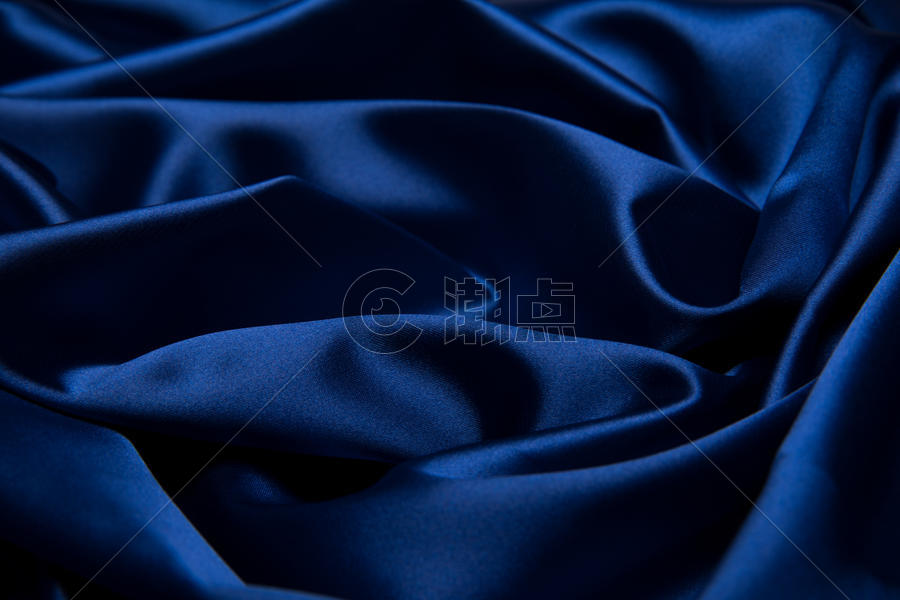 蓝色丝绸背景素材图片素材免费下载