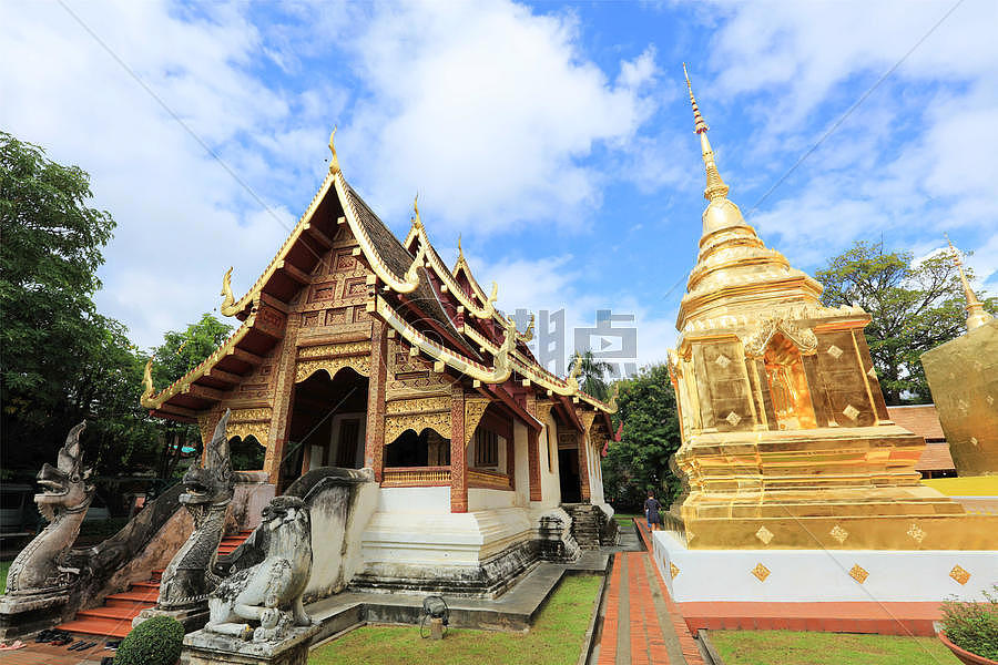 泰国清迈寺庙图片素材免费下载