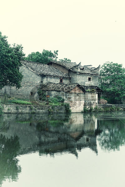 江西渼陂古村风景风光图片素材免费下载