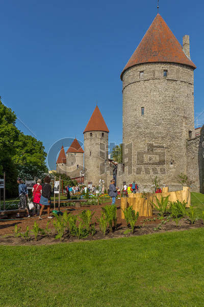 欧洲中世纪古城墙图片素材免费下载