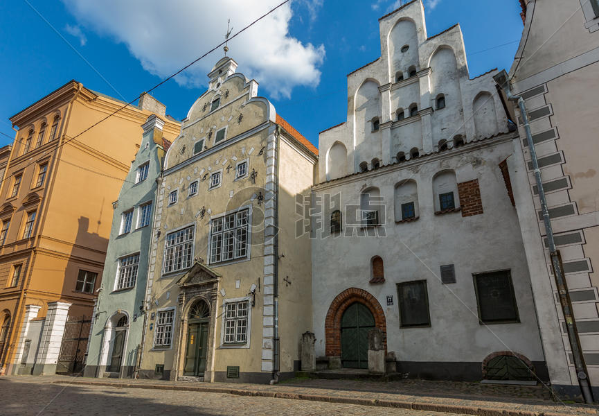 拉脱维亚首都老城里加城市风光图片素材免费下载