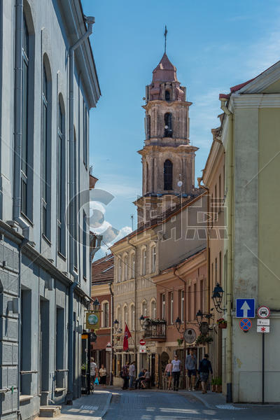 欧洲历史文化名城维尔纽斯城市风光图片素材免费下载