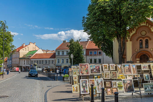 欧洲历史文化名城维尔纽斯城市风光图片素材免费下载