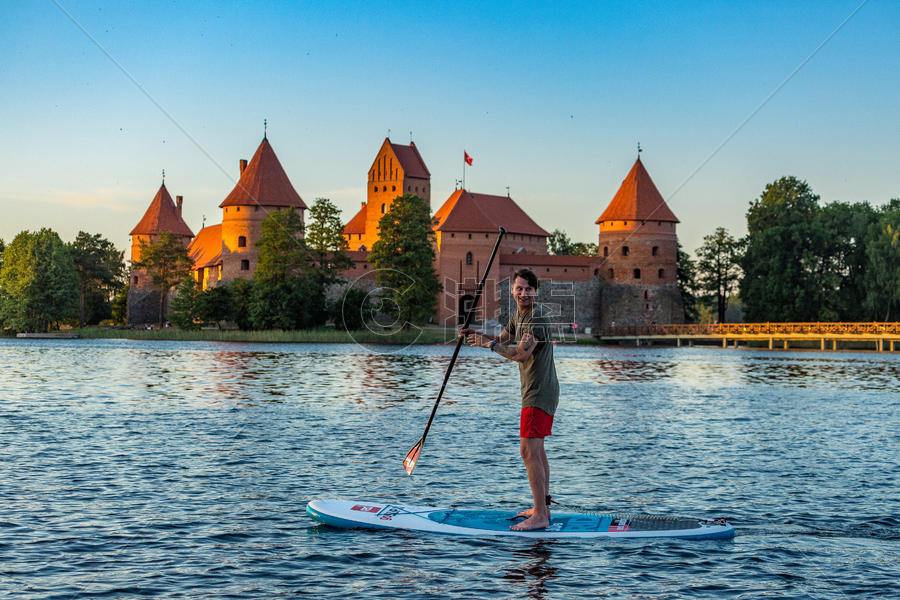 立陶宛著名城堡特拉凯城堡图片素材免费下载