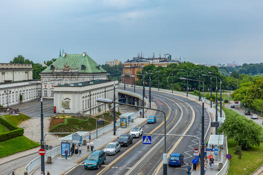 波兰首都华沙城市风光图片素材免费下载
