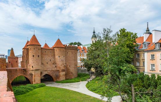 波兰老城城堡遗址图片素材免费下载