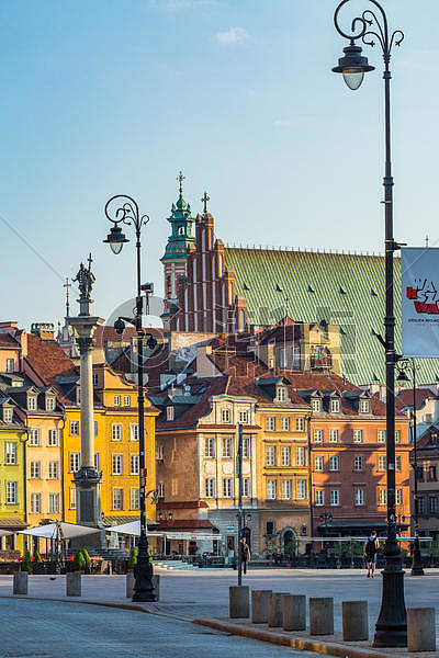 欧洲旅游城市华沙清晨风光图片素材免费下载