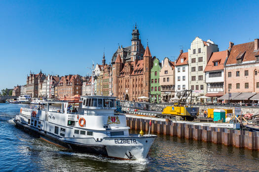 波兰波罗的海城市格但斯克风光图片素材免费下载