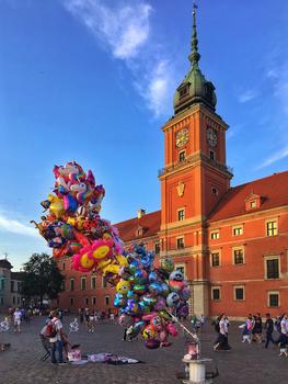 波兰华沙城市风光图片素材免费下载
