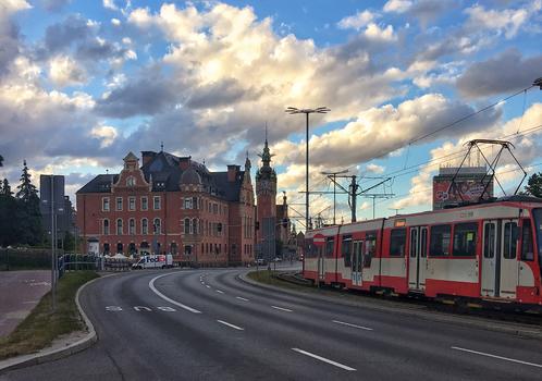 欧洲波兰旅游名城格但斯克街景图片素材免费下载