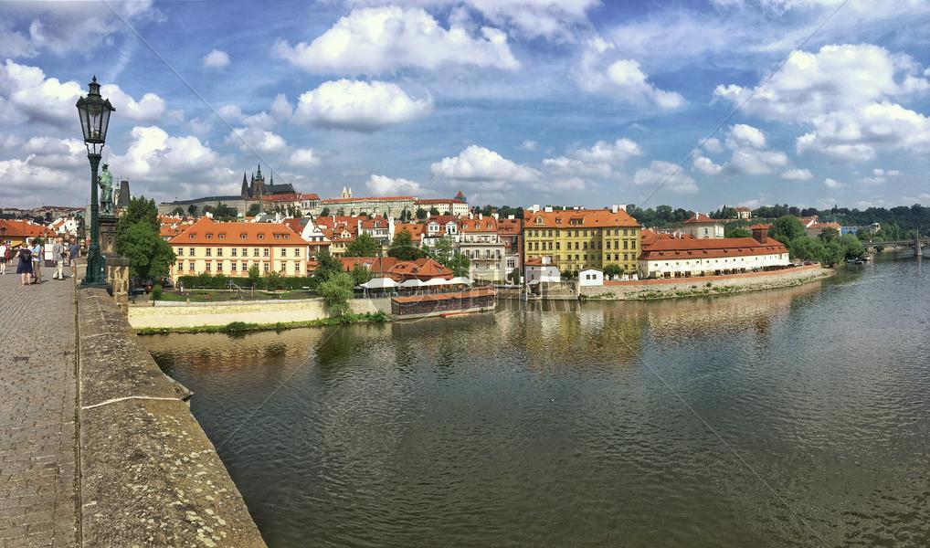 布拉格城堡区全景图图片素材免费下载