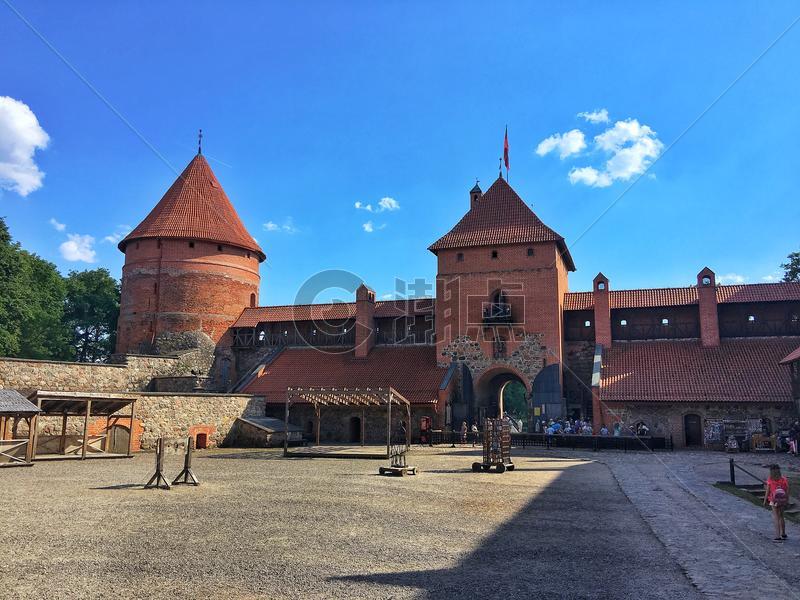 欧洲著名古堡特拉凯城堡图片素材免费下载