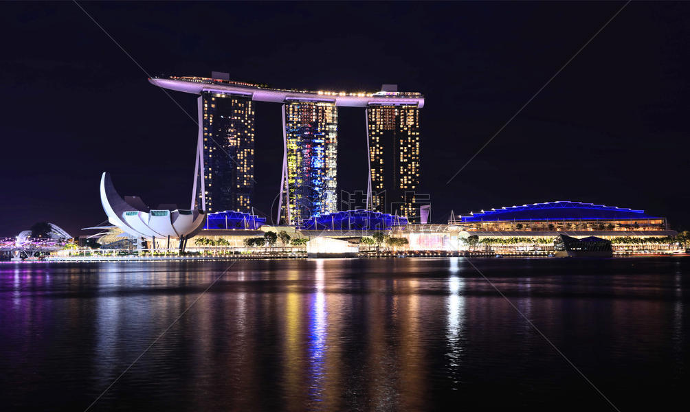 新加坡滨海湾金沙酒店图片素材免费下载