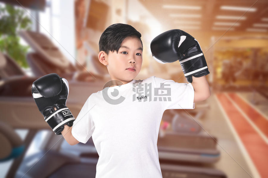 儿童拳击图片素材免费下载