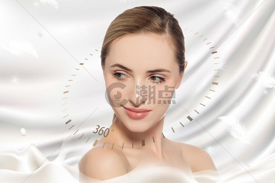 美女360度整形图片素材免费下载