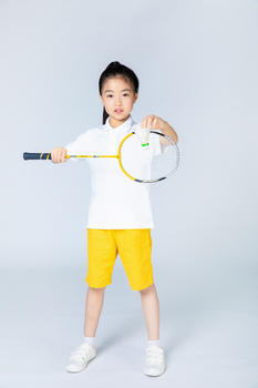 儿童运动羽毛球图片素材免费下载