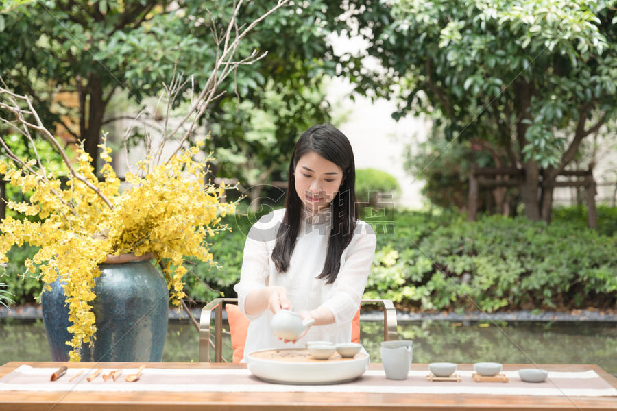 茶艺女性图片素材免费下载