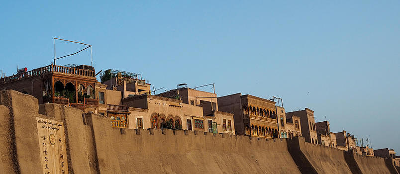 喀什噶尔古城图片素材免费下载