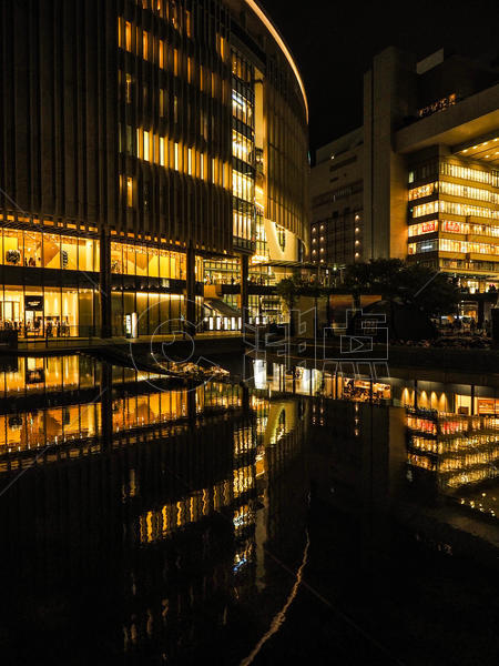 大板城市建筑夜景图片素材免费下载