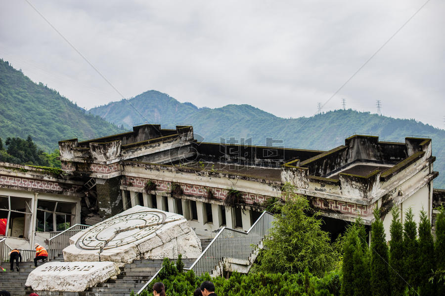 汶川地震遗址公园图片素材免费下载