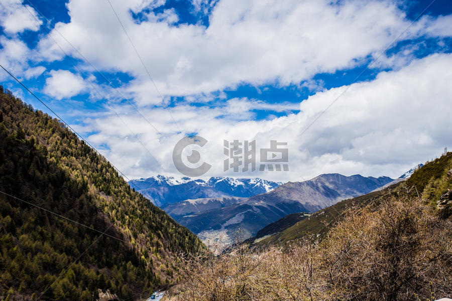 甲居藏寨图片素材免费下载