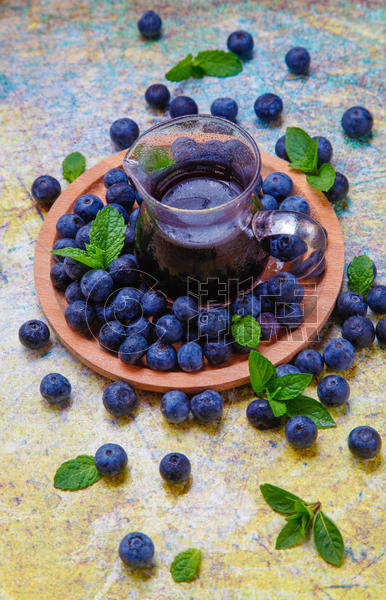 蓝莓汁图片素材免费下载
